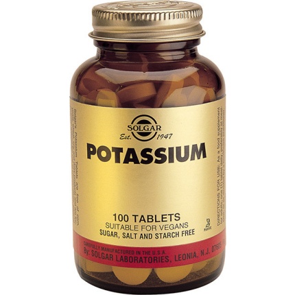 Solgar Potassium Gluconate 99Mg 100 Ταμπλέτες