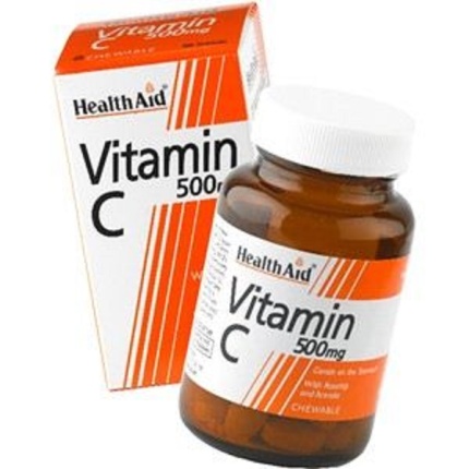 Health Aid Vitamin C 500Mg Chewable Orange Flavour Tablets 60'S