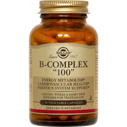 Solgar B-Complex "100" 50 φυτικές κάψουλες