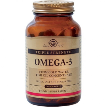 Solgar Omega-3 Triple Strength 50 Softgels