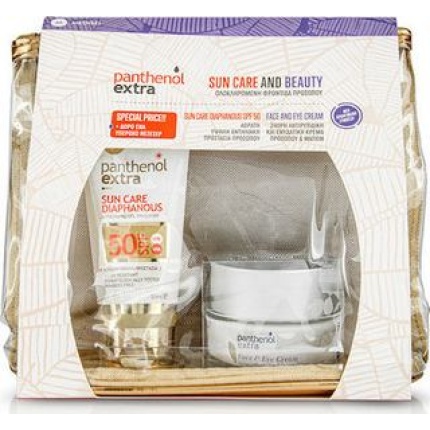 Panthenol Extra Set Sun Care Diaphanous Face Gel SPF50 50ml & Face & Eye Anti-Wrinkle Cream 50ml & Δ